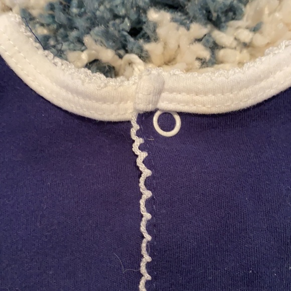 Penn State Ruffled Button Up Sleeper - Picture 2 of 2